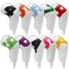HB1 New Golf Iron Headcovers 10pcs (4,5,6,7,8,9,P,S,A,X) Exquisite PU Leather Golf Iron Colorful Digital Gradient Head Covers,Black2 view 3