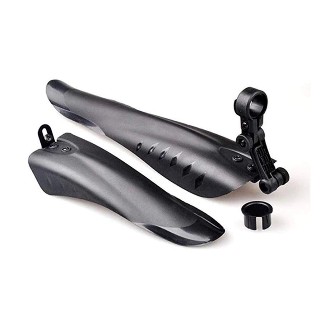2 Pcs Bicycle Mudguard Mountain Bike Fenders Set Mudguards Bicycle Mudguard Wings for Bicycle Front and Rear Fenders DaJiKan (Color : Black 1)