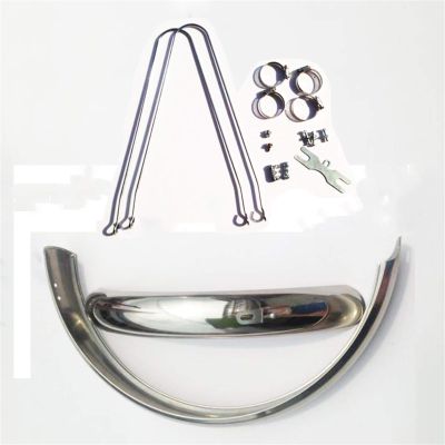 18inch 20inch Stainless Steel Road Bicycle Fender Bike Mudguard Bike Wings for MTB Bike Front and Rear Mud Guard DaJiKan (Color : 18 inch D Brake)