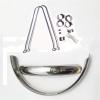 18inch 20inch Stainless Steel Road Bicycle Fender Bike Mudguard Bike Wings for MTB Bike Front and Rear Mud Guard DaJiKan (Color : 18 inch D Brake) view 1