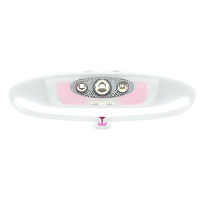 KNOG Bandicoot Run 250 USB Rechargeable LED Headlamp - Bright 40m Beam, Red Halo Mode, IP67 Waterproof Camping Headlamp - Comfortable Anti-Odor Silicone Strap for Running, Grape