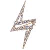 Flairs New York Gentleman's Essentials Premium Handmade Artisan Lapel Pins (Pack of 1 Pin, Gold Lightening) view 1