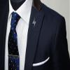 Flairs New York Gentleman's Essentials Premium Handmade Artisan Lapel Pins (Pack of 1 Pin, Gold Lightening) view 3