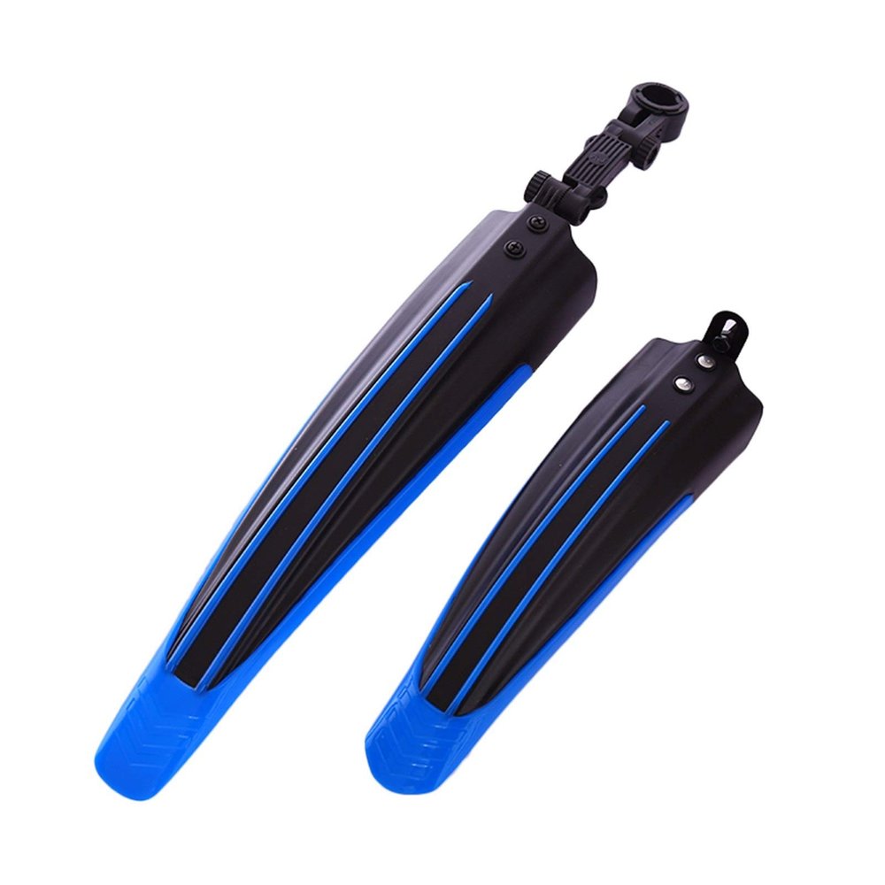 2 Pcs Fashion Bicycle Mudguard Mountain Bike Fenders Set Mudguards Bicycle Mudguard for Bicycle Front and Rear Fenders DaJiKan (Color : Black Blue)