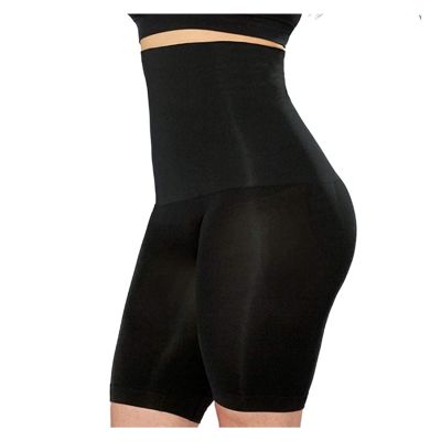Women Postpartum Body Shaper Shorts High Waist Trainer Shapewear Tummy Control Panties Thigh Slimmer Underwear (Color : Black, Size : XXXX-Large -5XL)