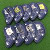 HB1 9Pcs/Set Golf Iron Head Cover Animal Design Protective Sleeve Suitable for Right and Left Handed PU Artificial Leather of Four Colors,White view 4