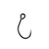 100pcs Barbless Fishing Hooks High Carbon Steel Fishhook Sharp Hook Bait Hooks with Size 4#6# 8# for Plastic Fishing Lure Hooks DaJiKan (Color : Size 4) view 1