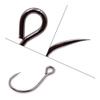 100pcs Barbless Fishing Hooks High Carbon Steel Fishhook Sharp Hook Bait Hooks with Size 4#6# 8# for Plastic Fishing Lure Hooks DaJiKan (Color : Size 4) view 3