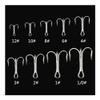 100pcs/pack Triple Hook High Carbon Steel 3551 Treble Fishing Hooks 18# DaJiKan view 4