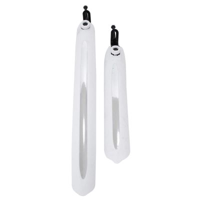2pcs Removable Guards Quick Release Mud Bicycle Parts Accessories Bicycle Front Rear Fenders Mountain Road Bike Mud DaJiKan (Color : White)