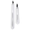 2pcs Removable Guards Quick Release Mud Bicycle Parts Accessories Bicycle Front Rear Fenders Mountain Road Bike Mud DaJiKan (Color : White) view 1