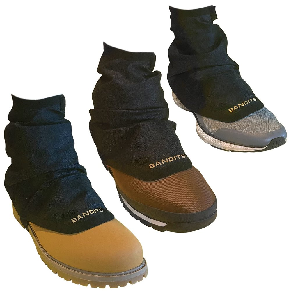 BANDITS - Gaiters for Hiking, Running, Hunting, Landscaping, Yard Work, Farming, Construction and More - Fits Boots and Sneakers