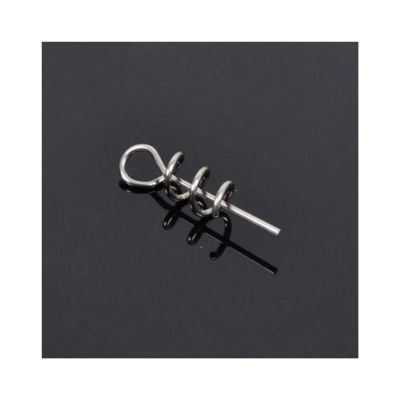 50Pcs/lot Soft Lure Pin Fishing Lure Connectors Fishing Hook Pins Assist Fishing Tools Spring Twist Crank Lock DaJiKan