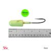 5pcs Glow Fish WOW! 6oz Bullet Jighead with 32786 MUSTAD 10/0 Hook 2X Strong Black Nickel Hooks Jig Heads view 2