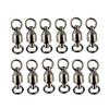 50pcs Ball Bearing Fishing Swivel/Solid Ring Brass/Nickle Sea Fishing Swivels Connector Size1#-8# DaJiKan (Color : 7) view 1