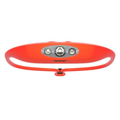 KNOG Bandicoot 250 LED Headlamp - Rechargeable Camping Headlamp with 40m Beam, IP67 Waterproof, Multi-Mode Lighting & Silicone Strap - Durable, Innovative Headlamp for Hiking & Outdoors, Coral