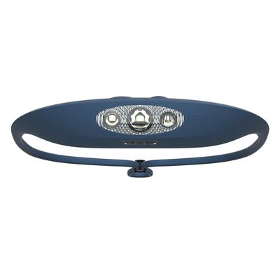 KNOG Bandicoot 250 LED Headlamp - Rechargeable Camping Headlamp with 40m Beam, IP67 Waterproof, Multi-Mode Lighting & Silicone Strap - Durable, Innovative Headlamp for Hiking & Outdoors, Blue