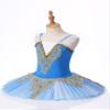 easyforever Kids Girls Camisole Skirted Leotards Swan Dance Ballet Dress Lace Bead Ballet Tutu Dress Ballerina Costume Type B Sky Blue 8-10 Years view 4