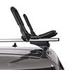 OMAC Canoe, Boat, Surf, Kayak Roof Rack J-Style Bar, Rooftop Mount Carrier, 2 Pieces, fits SUV Car and Truck, Universal Fit, Black view 1