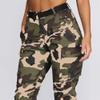 DvaeMalligo Camo Pants Womens Cargo Jogger Pants with Multi Pockets Slim Army Fatigue Camouflage Sweatpants Active Work Hiking Pants view 4