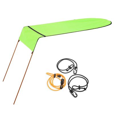 doorslay Sun Shade Canopy for Kayak for Single Person Canoe Kayak Boat Canoe Sun Shade Canopy 124cm * 63cm / 48 * 24inches for Kayaks Canoes and Tricycles, etc