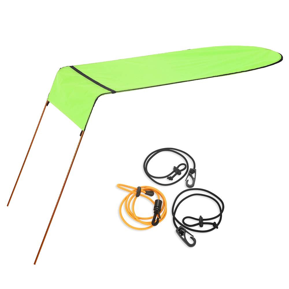 doorslay Sun Shade Canopy for Kayak for Single Person Canoe Kayak Boat Canoe Sun Shade Canopy 124cm * 63cm / 48 * 24inches for Kayaks Canoes and Tricycles, etc