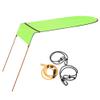 doorslay Sun Shade Canopy for Kayak for Single Person Canoe Kayak Boat Canoe Sun Shade Canopy 124cm * 63cm / 48 * 24inches for Kayaks Canoes and Tricycles, etc view 1