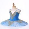 Aislor Kids Girls Sequin Ballet Dance Leotard Tutu Dress Swan Lake Dance Camisole Princess Dress Dancewear with Headwear Type B Sky Blue 10-12 Years view 4