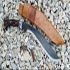 EGKH - 16 Inch High Tactical Battle Khukuri - Handmade Kukri - Hand Forged - Highly graded Carbon Steel Blade - Full Tang Rosewood Handle view 2