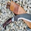EGKH - 16 Inch High Tactical Battle Khukuri - Handmade Kukri - Hand Forged - Highly graded Carbon Steel Blade - Full Tang Rosewood Handle view 3