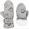 Slivery Color Toddler Gloves Kids Mittens Winter Warm Lined Fleece Gloves Waterproof Snow Baby Mitten for Boys Girls view 1