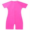 Loloda Kids Boys' One Piece Front Zipper Short Sleeve Rash Guard Swimsuit Water Sports Bathing Suits Rose 10-12 Years view 4