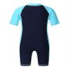 Loloda Boys One Piece Rash Guard Swimsuit Short Sleeve Water Sport Bathing Suits UPF 50+ Sun Protection Blue 12-14 Years view 2