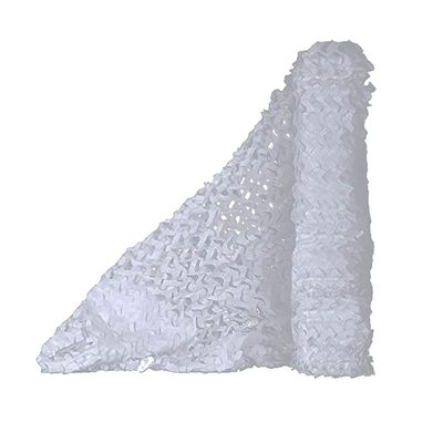 Jungle Camouflage net, Three-Color Sunscreen Camo Netting, Outdoor Activity Decoration, car Cover, Hidden Party, Customizable (Color : White, Size : 10ftx16.4ft(3Mx5M))