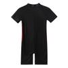 Loloda Kids Boys' One Piece Front Zipper Short Sleeve Rash Guard Swimsuit Water Sports Bathing Suits Red 6-8 Years view 4