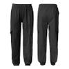 easyforever Kids Girls Cargo Jogger Pants Sports Pockets Trousers Sweatpants Cotton Fashion Bottoms with Drawstring Black 3 6 Years view 3