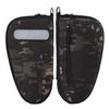 DBTAC Pistol Rug Case | Tactical 1x Handgun Firearm Shooting Padded Case with Lockable Zipper, Removable & Reflective Patch (8.5" x 5.5" Small Pistol Case, Charcoal Camo) view 1