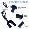 TOODOO 6 Pcs Strapped Mouth Guard Sports Mouthguard with Strap No Boil Football Boxing Mouthpiece Adult Youth Braces Soft Mouthguard for Lacrosse Basketball Hockey Wrestling(Colorful,Adults) view 4
