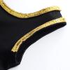 EQSJIU Ballerina Gymnastics Leotards with Tutu Dress for Baby Toddler Girls 2t 3t 12-18 Month 24 Months Black Blue Embroidery Sparkly Sequins view 4