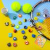 Chalyna 25 Pieces Tennis Racket Vibration Dampeners Silicone Tennis Dampeners Cartoon Vibration Dampeners for Tennis Racket Racquetball view 4