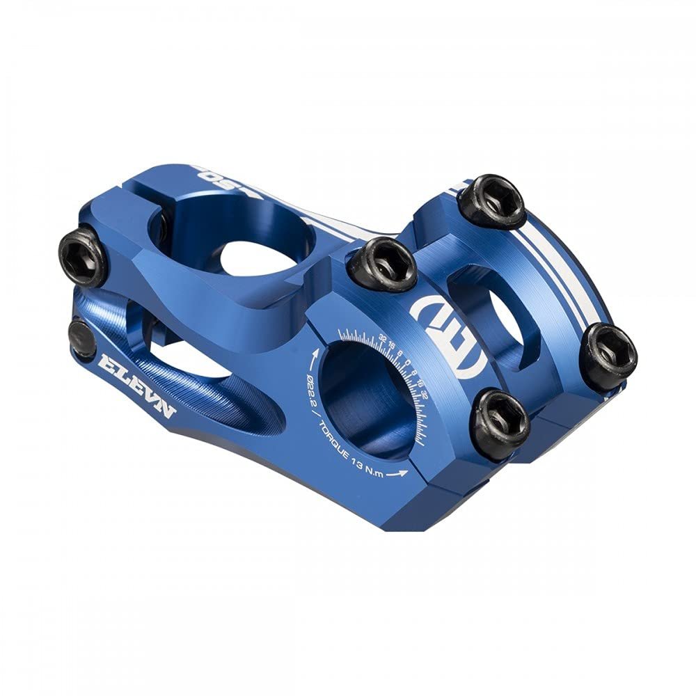 Elevn 22.2mm Overbite Stem 1-1/8" Blue (Blue, 53mm)