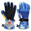 Odtmger Ski Gloves, Warmest Waterproof and Breathable Snow Gloves for Cold Weather, Fits Both Men & Women,for Parent Child Kids Outdoor view 1
