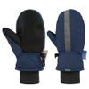 American Trends Toddler Snow Gloves Waterproof Winter Gloves for Kids and Baby Mittens ski Cold Weather Navy with Light Reflection 1-2 years view 1