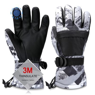 Ski Gloves, Warmest Waterproof and Breathable Snow Gloves for Cold Weather, Fits Both Men & Women,for Parent Child Outdoor - Size XS