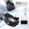 Ski Gloves, Warmest Waterproof and Breathable Snow Gloves for Cold Weather, Fits Both Men & Women,for Parent Child Outdoor - Size XS view 3