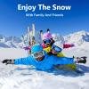 Ski Gloves, Warmest Waterproof and Breathable Snow Gloves for Cold Weather, Fits Both Men & Women,for Parent Child Outdoor - Size XS view 4