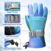 Ski Gloves, Warmest Waterproof and Breathable Snow Gloves for Cold Weather, Fits Both Men & Women,for Parent Child Outdoor view 2