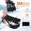 Odtmger Ski Gloves, Warmest Waterproof and Breathable Snow Gloves for Cold Weather, Fits Both Men & Women,for Parent Child Kids Outdoor view 3