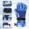 Odtmger Ski Gloves, Warmest Waterproof and Breathable Snow Gloves for Cold Weather, Fits Both Men & Women,for Parent Child Outdoor view 2