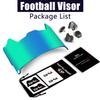 GY Football Visor Professional Football Helmet Visor for Youth Football Helmets and Adult Football Helmet Visors, Includes Visor Clip (Revo Green) view 3